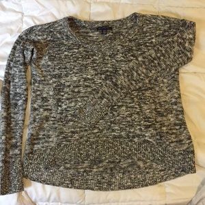 Gray/white sparkly sweater